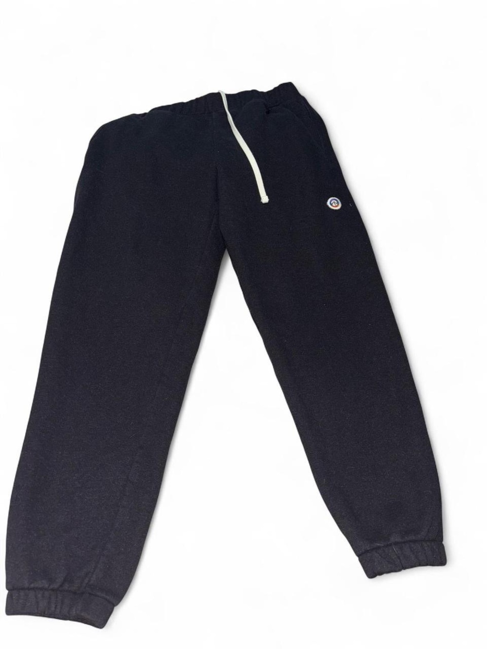 Women’s Black Jogger Pants - Elastic Waist & Cuffed Ankles